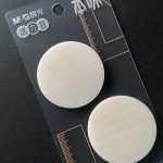 Translucent Square Ruled Sticky Notes 42mm Circle 100Pc Set
