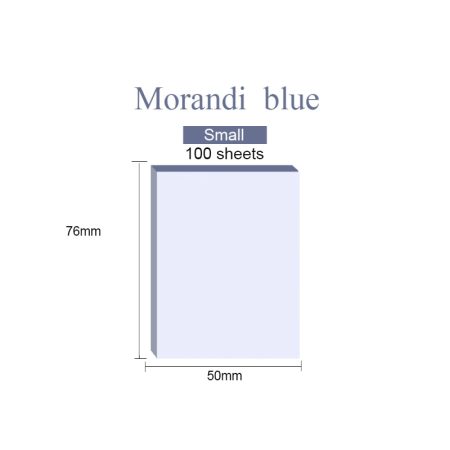 Genvana Stick Note Morandi Blue 2x3