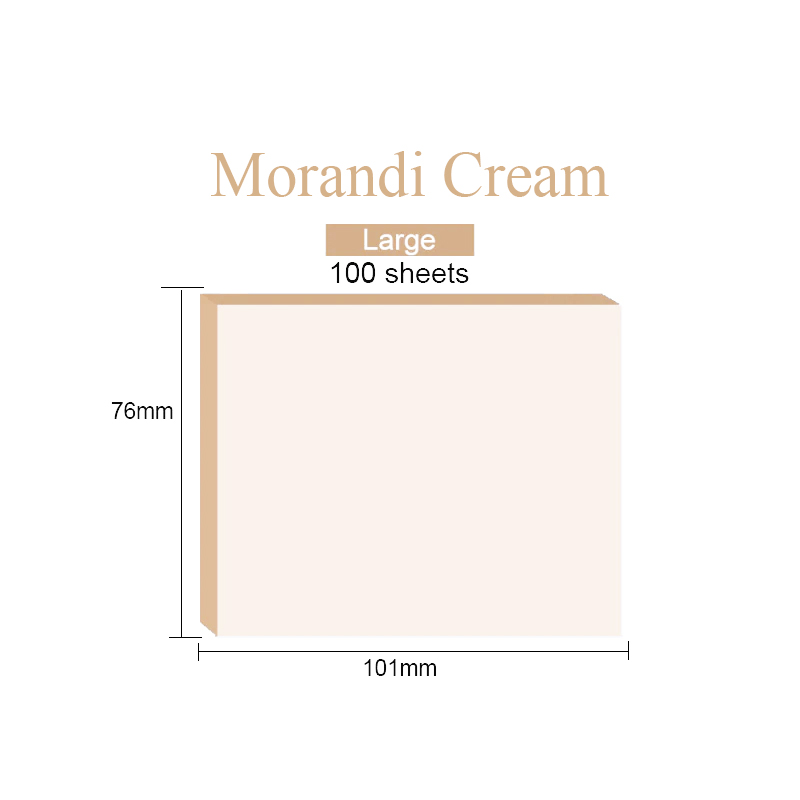 Genvana Stick Note Morandi Cream