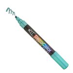 Marvy Deco Color Acrylic Marker Chisel Tip Metallic Green (315-S-M.Green)