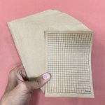 Kraft Square Ruled Paper 5mm A6