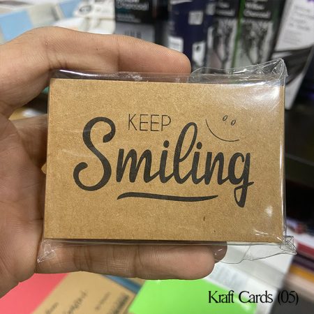 Kraft Card Keep Smiling (D05)