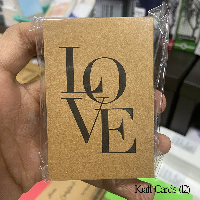 Kraft Card Love (D12)