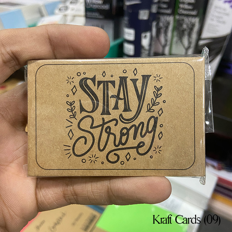 Kraft Card Stay Strong (D09)