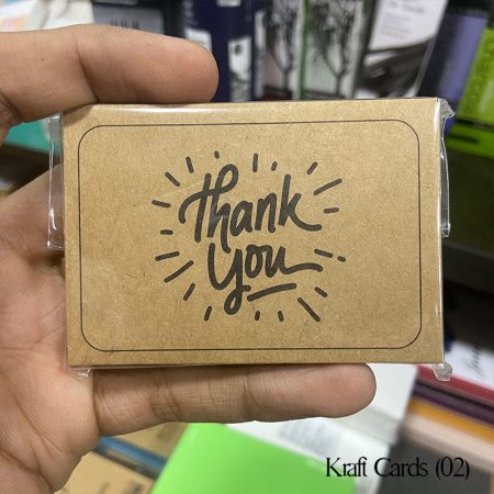 Kraft Card Thank You (D02)