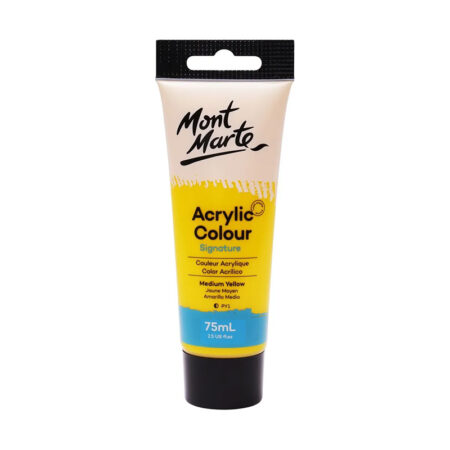 M.M Acrylic Medium Yellow 75ml