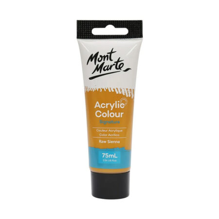 M.M Acrylic Raw Sienna 75ml