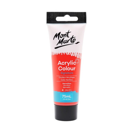 M.M Acrylic Vermilion 75ml