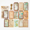Mo Card Vintage Printed Tags Travel The World MMK06F082B