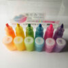 Fancy Lipstick Shaped Highlighter Set of 6 (f0600)