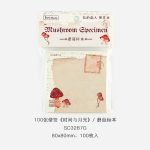 Journal Vintage Time and Moonlight Series Mushroom Specimen SC3287G