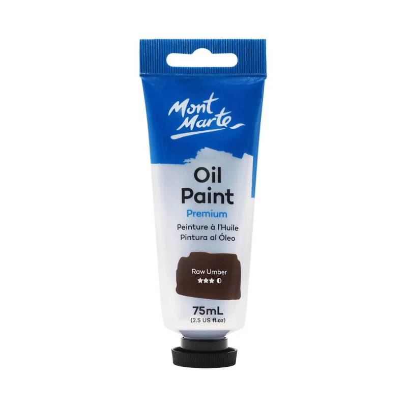 Mont Marte Oil Paint Raw Umber 75ml