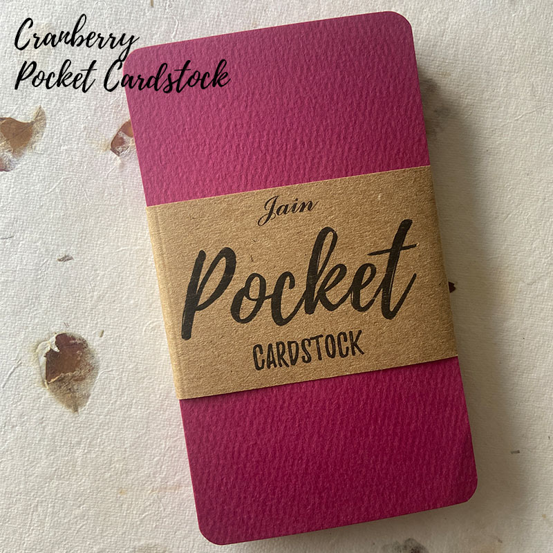 Pocket Cardstock Cranberry