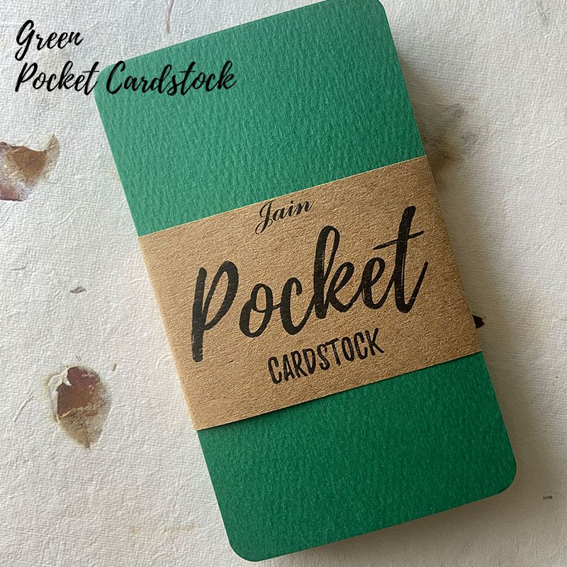 Pocket Cardstock Green