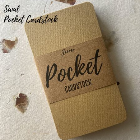 Pocket Cardstock Sand