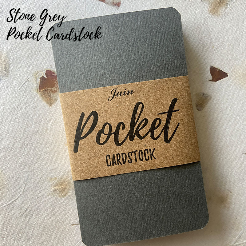 Pocket Cardstock Stone Grey