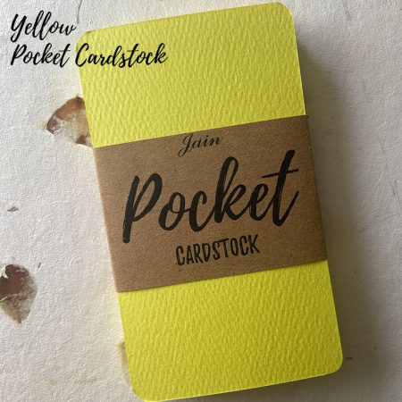Pocket Cardstock Yellow