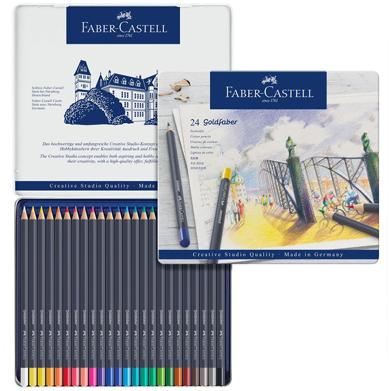 Faber-Castell Gold Faber Colour Pencil Set of 24