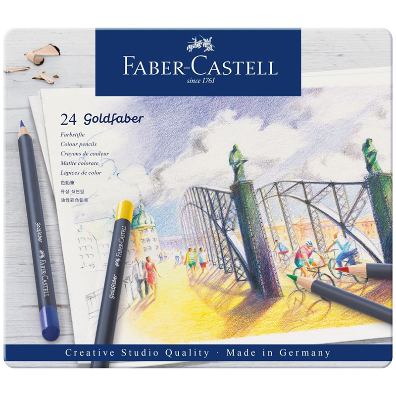 Faber-Castell Gold Faber Colour Pencil Set of 24