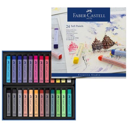 Faber-Castell Soft Pastels Set of 24