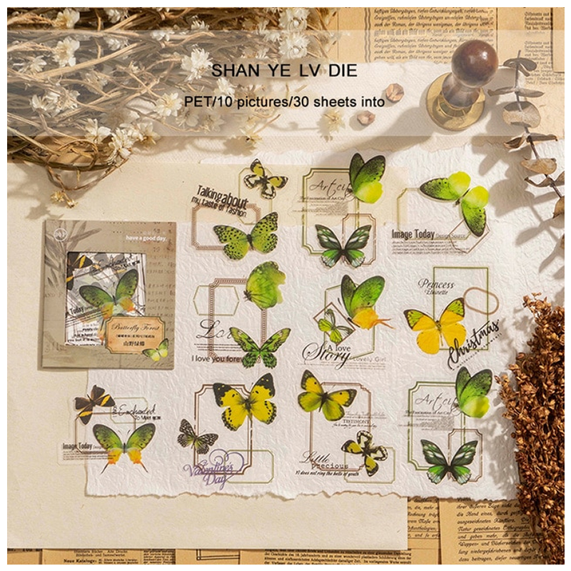 Journal Butterfly Forest Sticker HGD-HDML003
