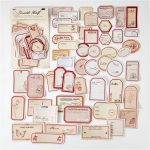 Journal Retro Borderless Sticker Gentle Half TS06F062