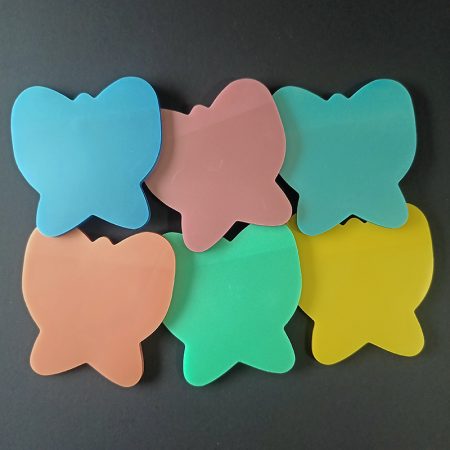 Shaped Translucent Sticky Notes Butterfly 50 Sheets