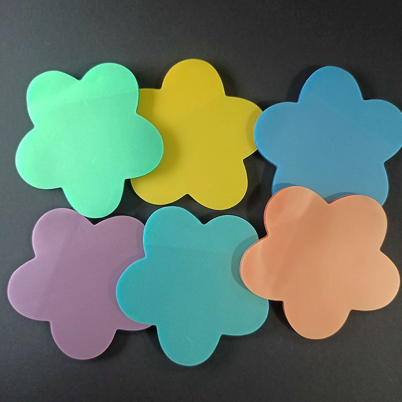 Shaped Translucent Sticky Notes Flower 50 Sheets