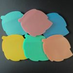 Shaped Translucent Sticky Notes Leaf 50 Sheets