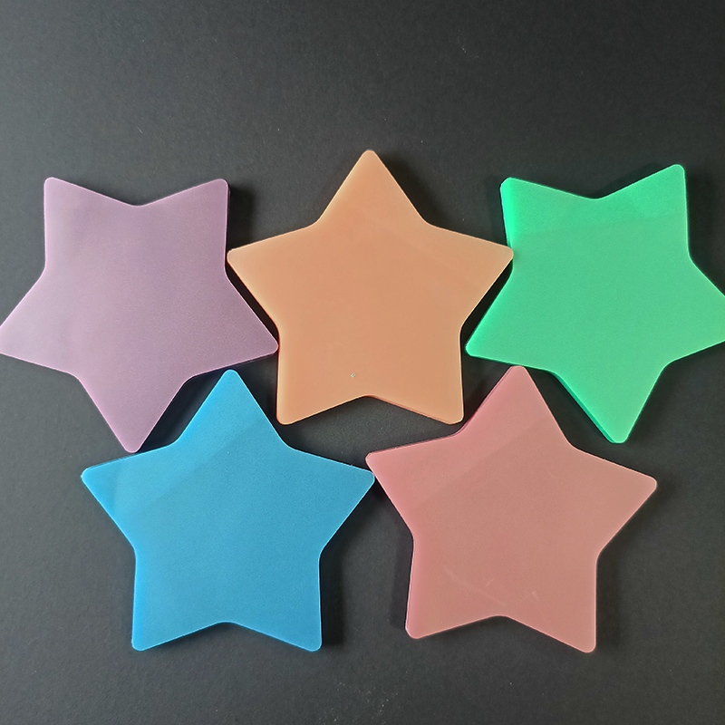 Shaped Translucent Sticky Notes Star 50 Sheets