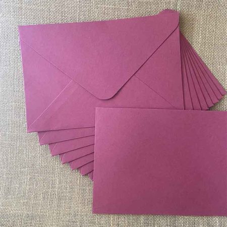 Colour Envelope 180gsm Dark Red