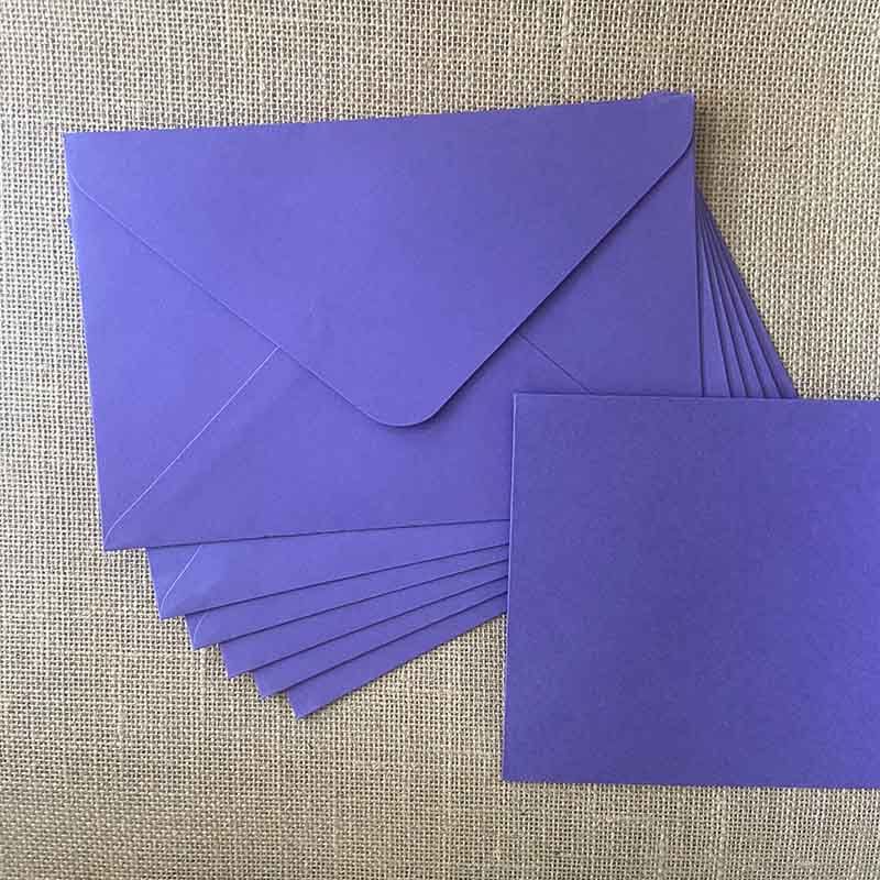 Colour Envelope 180gsm Dark Violet