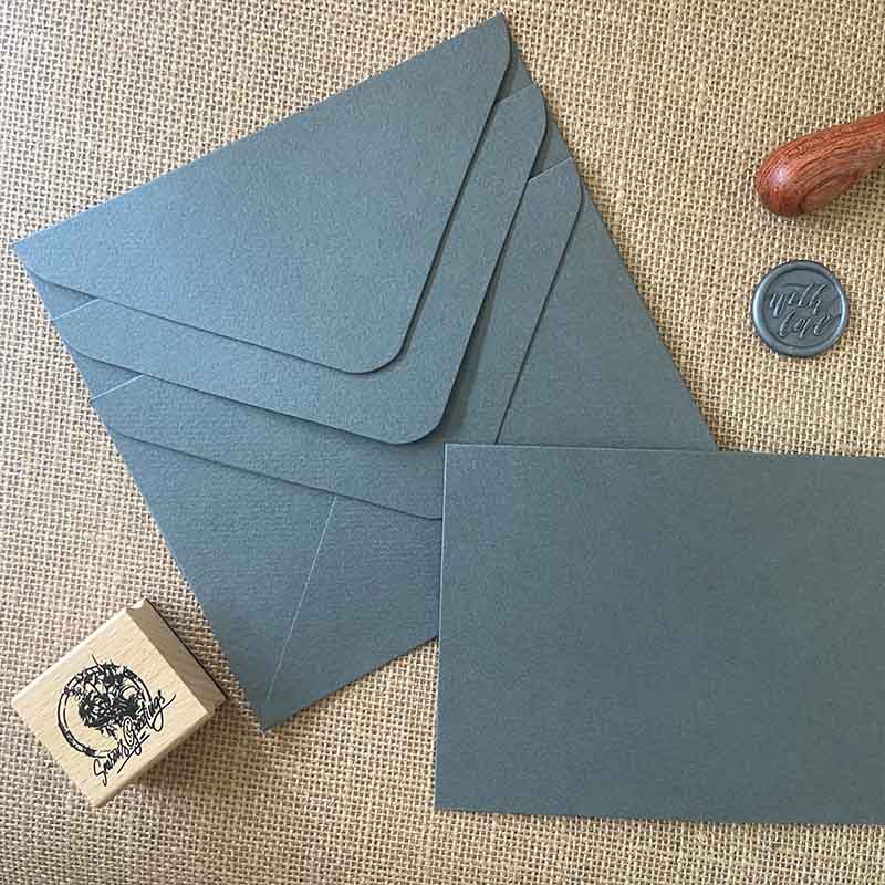Colour Envelope 180gsm Stone Grey