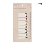 Colour Sticky Notes Flages Set of 10 (002)
