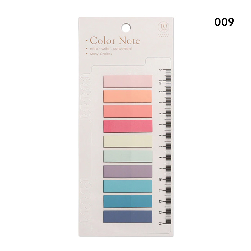 Colour Sticky Notes Flages Set of 10 (009)