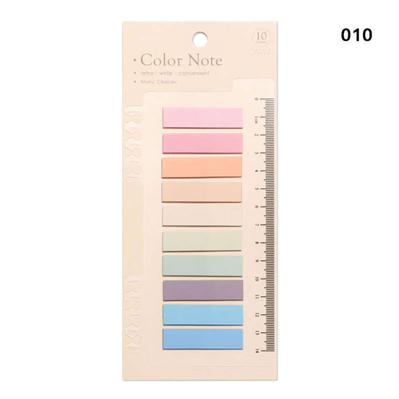 Colour Sticky Notes Flages Set of 10 (010)