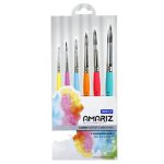 Doms Amariz Candy Artists Round Brushes Set of 6