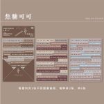 Journal Indifferent Series English Sticker Caramel Cocoa YXTZ00066LDJ