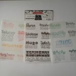Journal Typewriter Foreign Language Sticker Litterateur BKS-DZJZ0016