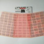 Journal Typewriter Foreign Language Sticker Plant Label BKS-DZJZ0018