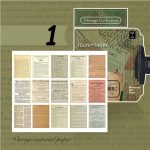 Journal Vintage Collection Paper Pack Between The Lines YXSC00065LDJ