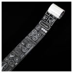 Journal White Inked Washi Tape Postmark Souvenir TS03F049