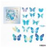 Mo Card Gradient Butterfly Sticker Blue Butterfly MMK06F441