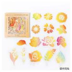 Mo Card Gradient Butterfly Sticker Glided MoonFlower MMK06F446