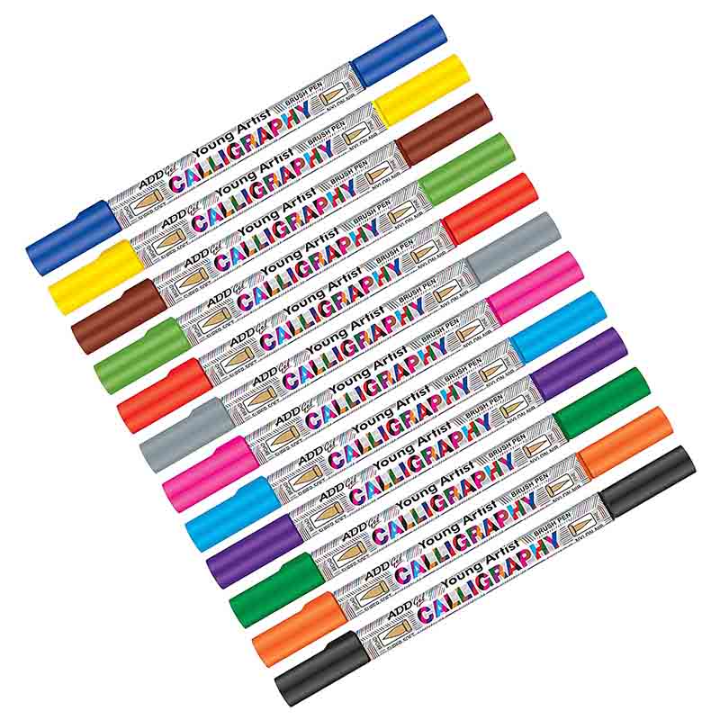 ADD Gel Softline Little Artist Colouring Pen,Twin Tip 12 Pen Set  (1),Multicolor : Amazon.in: Office Products