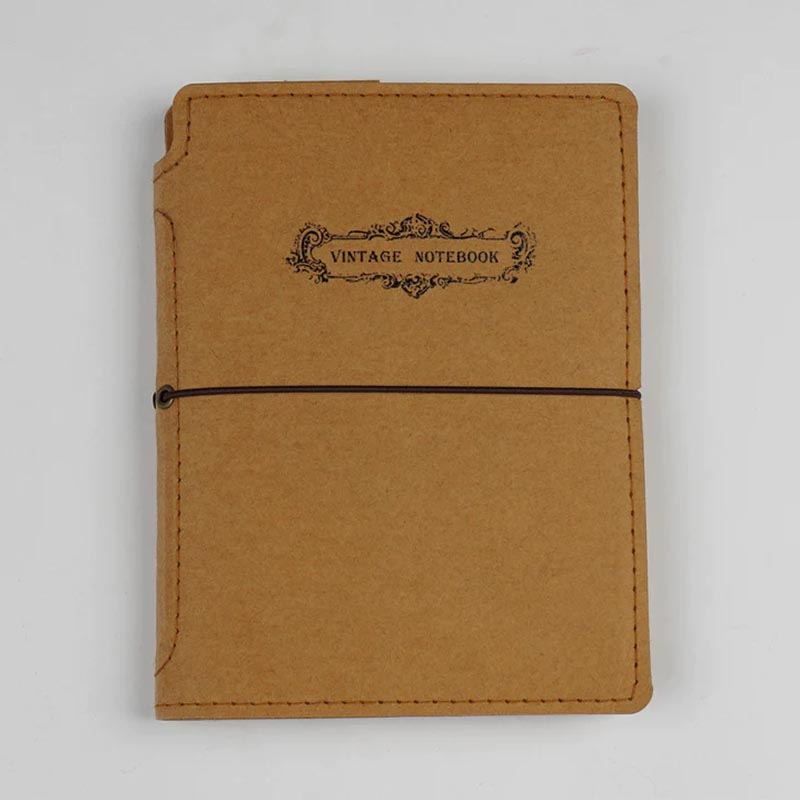 Eno Greeting Journal Vintage Unruled Notebook A6 Size