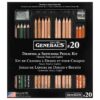 GENERAL’S Classic Drawing & Sketching Kit - 22 Pcs