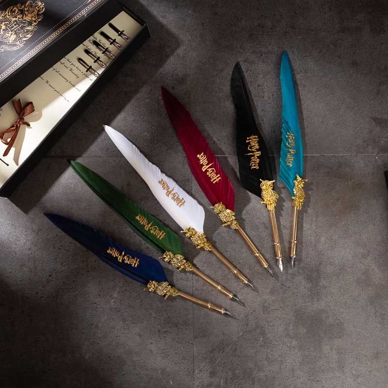 Harry Potter Calligraphy Feather Dip Pen Set