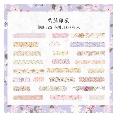 Journal Sleeping In Wanderland Washi Sticker Strips HGD-MYXJ001