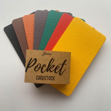 Pocket Cardstock Assorted Line Textured